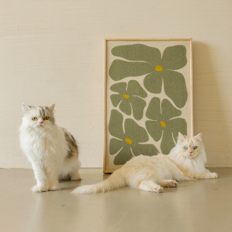 Art Poster Scratcher - Grønn blomst