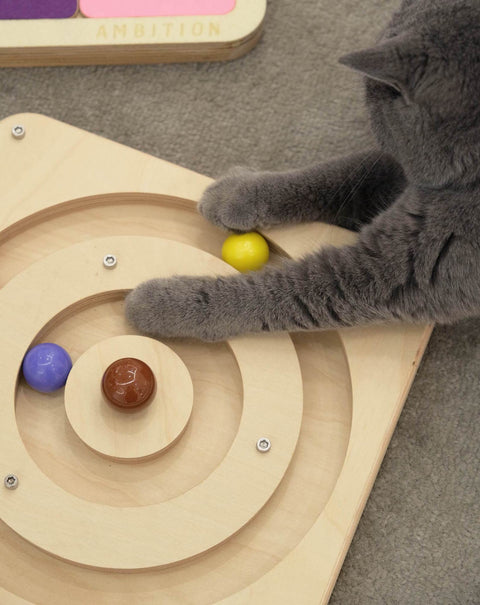 Wooden Turntable med keramisk ball