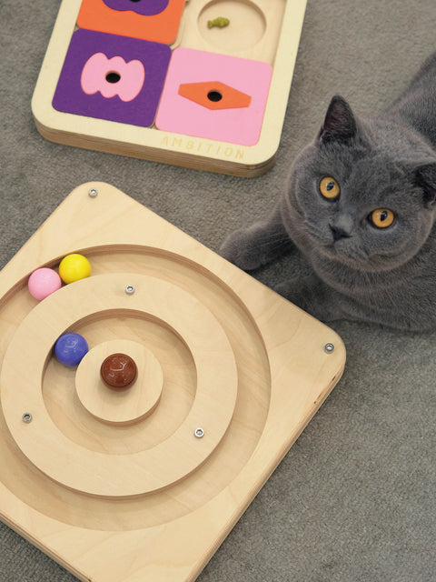 Wooden Turntable med keramisk ball