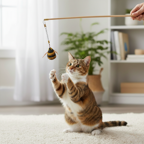 Go Cat Da Bee refill til katteleke