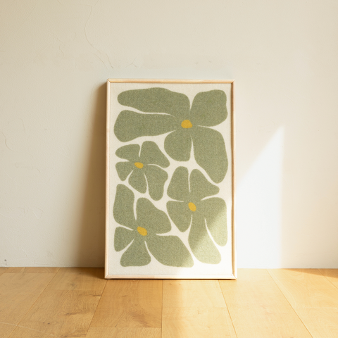Art Poster Scratcher - Grønn blomst