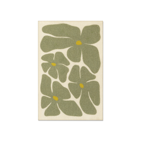 Art Poster Scratcher - Grønn blomst